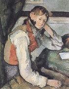 Paul Cezanne The Boy in a Red Waistcoat (mk35)